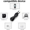 Long Telephone Extension Cord 6 FT, Black, Phone Cable Line