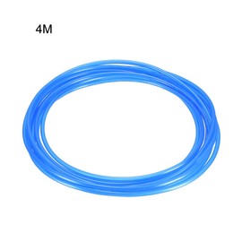 sourcing map Pneumatic Air Tubing, 4mm OD x 2.5mm ID 4m(157 Inch) PU Polyurethane Air Compressor Tubing Hose Pipe Blue