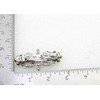 Faship Gorgeous Light Blue Rhinestone Crystal Flora Hair Barrette Clip