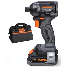 TITANCE X7 20V Brushless Impact Driver, 1/4'' Hex Compact Cordless Driver Kit with 1,770 In-lbs Torque, Battery & Charger Included – Lightweight Electric Screwdriver for Wood, Metal & Auto Repair