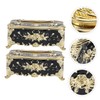 BUGUUYO Box Tissue 2pcs Decorative Tissue Holder Desktop Napkin Organizer