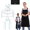 BIGHAS Apron with Pocket for Women Men Adjustable Large Comfortable