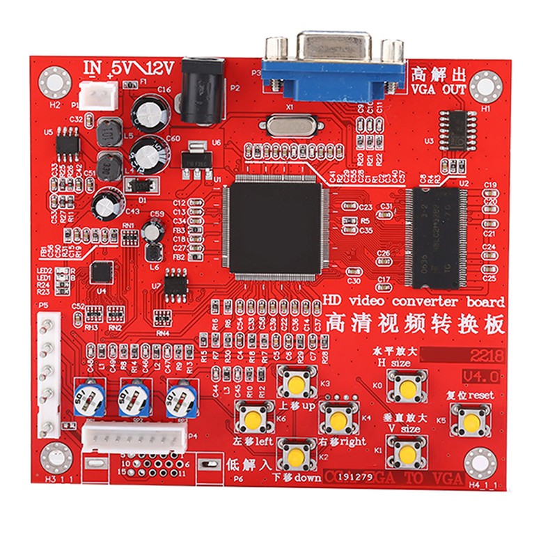 RGBS / CGA to VGA High Definition Video Game Converter