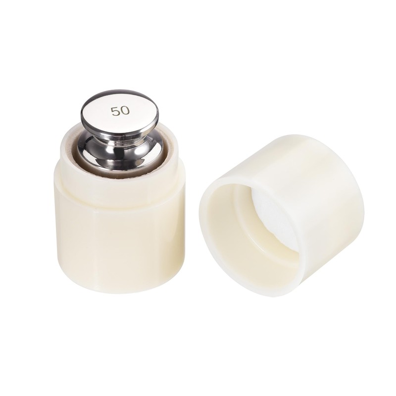 sourcing map Gram Calibration Weighted 50g F1 Precision Stainless Steel