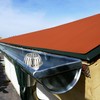 Relaxdays Set of 2 Stainless Steel Gutter Leaf Guards for