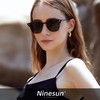 Ninesun Mirrored Semi-Rimless Polarised Sunglasses for Men and Women Trendy