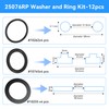 25076RP Washer and Ring Kit (12-Pack) - Replacement O-Ring Rubber
