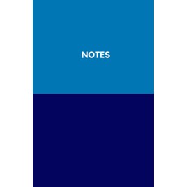 Deep Blue Notes Journal: 250 Lined & Dotted Pages for Creative Writing & Planning