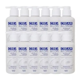 Happybath [해피바스] 크림인 로션 화이트머스크 바디로션 400g x12 Happybath Cream in Lotion Whitemusk Body Lotion 400g x12