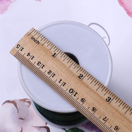 2.5mm x 218 Yards(2 Pack) Coffee Satin Nylon Trim Cord Rattail Trim Thread Cord Rattail Sain Cord for Necklace Bracelet Cord and Shoeslaces(Coffee)