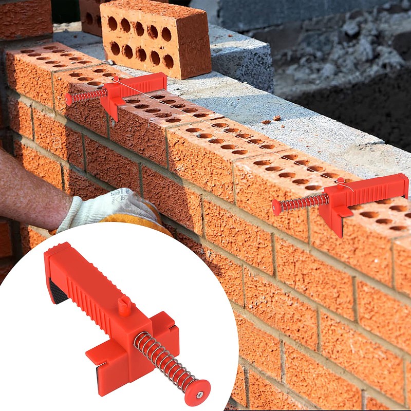 2 Pack Brick Line Runner Brick Liner Clamps Wire Drawer