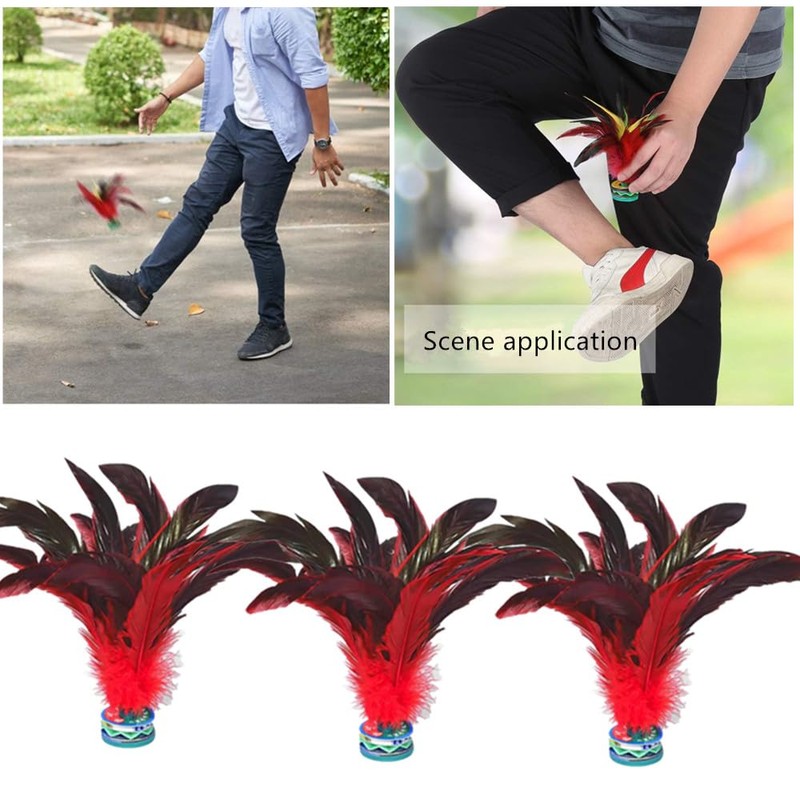 Granmagazz Kick Shuttle Kick Feather Featherfoot Kick Rubber Base Unique
