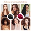 DHWEKU 2 Pezzi Cuffia in Seta per Protezione Capelli Ricci