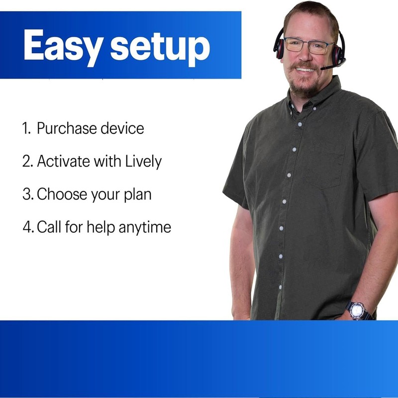 Lively Mobile2 - Medical Alert Device - 24/7 Emergency Help