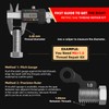 SENNMONN 3/8-16 SAE Thread Repair Kit with Insert HSS Drill,