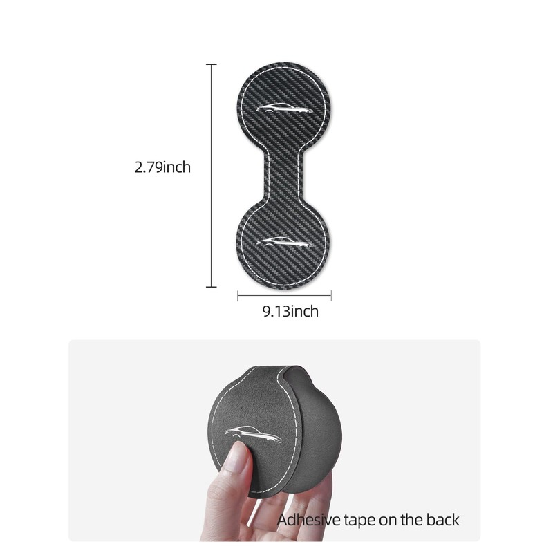 BETTERHUMZ Car Cup Holder Coasters Compatible with Ford Mustang 2024