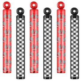 20 Pcs Race Car Bubble Wands Checkered Flag Bubbles Party for Adult Summer Activity Birthday Gifts Prizes Carnival Goody Bag Stuffers Wedding Supplies