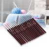 18Pcs Crochet Needle Comfortable Grip Aluminum Material Portable Sweater Needle