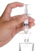 6 Pack 30ml / 1 Oz Transparent Refillable Perfume Bottle,