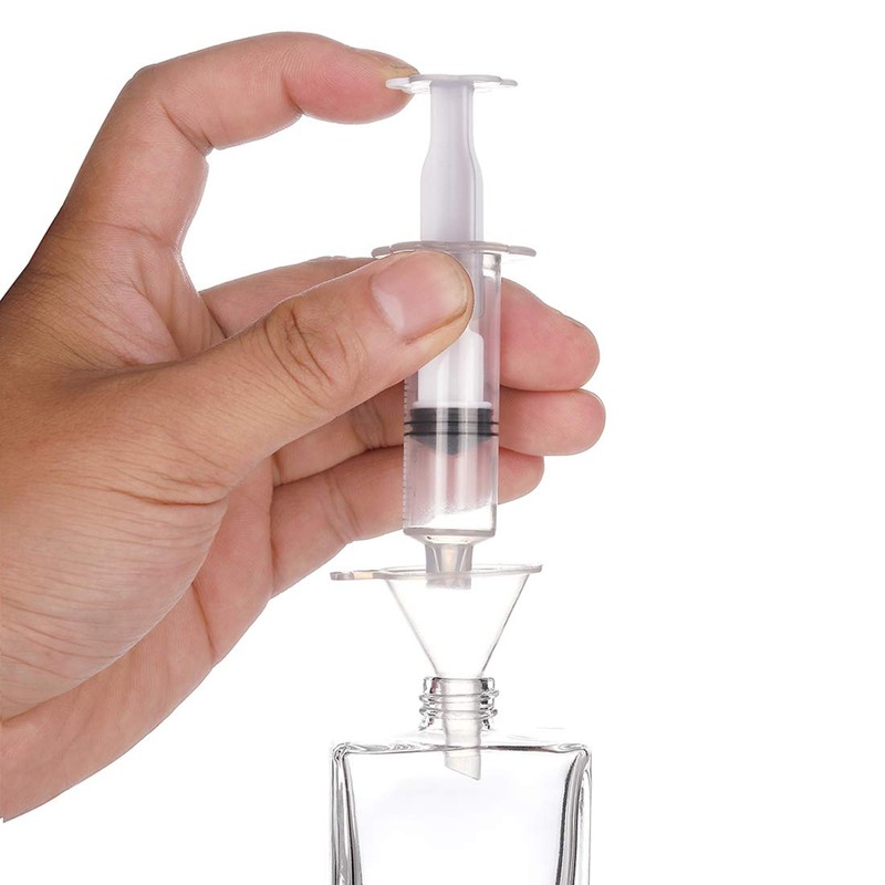 6 Pack 30ml / 1 Oz Transparent Refillable Perfume Bottle,