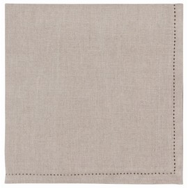 Danica Heirloom 18" x 18" Linen Napkins (Set of 4) | Natural Hemstitch