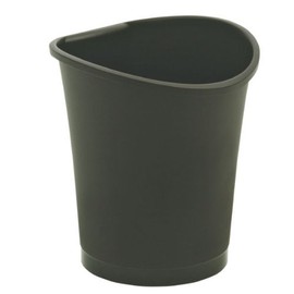 Esselte 18 Litre Waste Bin with Handle, Plastic, Basko Range, Black