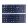 2PCS Universal Korean Language Keyboard Stickers, Matte Korean Keyboard Stickers