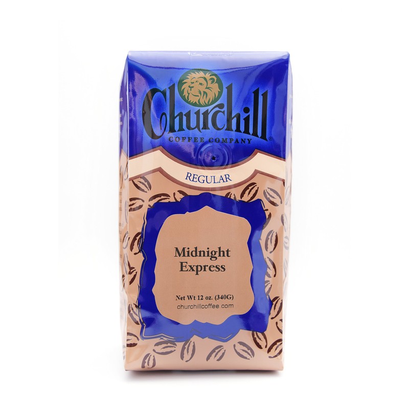 Churchill Coffee Midnight Express 12 oz - Whole Bean