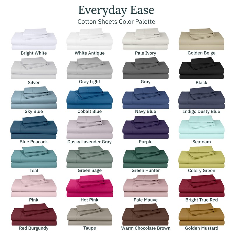 California Design Den Split King Sheets Sets for Adjustable Bed