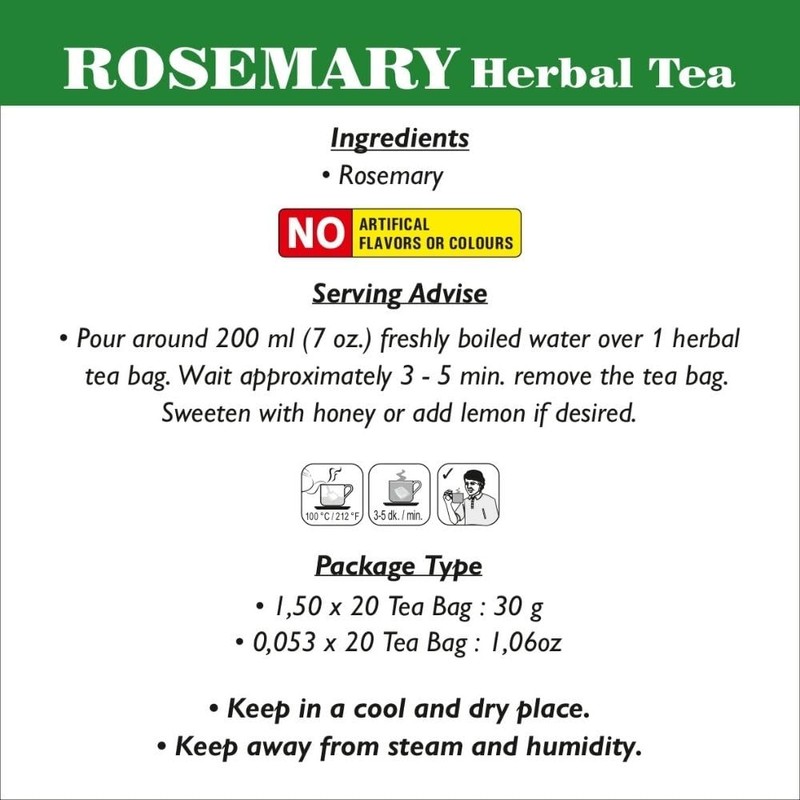 Rosemary Tea from Tisan - 2 boxes total 40 tea