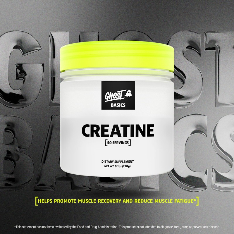 GHOST Basics Creatine Monohydrate Powder for Men & Women –