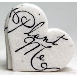 Plant Me Seed Paper Hearts Set of 24