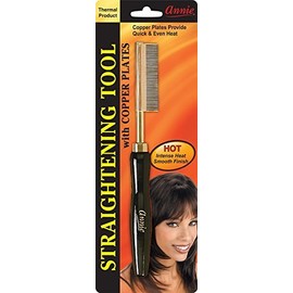 Annie Straightening Comb, Fine Teeth, Sm. Temple