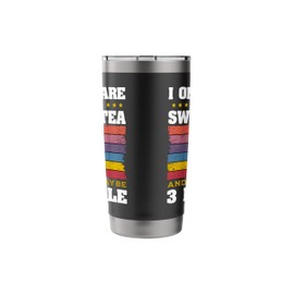 Sweet Tea Introverted Retro Vintage Sugar Iced Refreshment Stainless Steel Insulated Tumbler