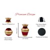 Home Elm Stone Finish Cremation Urns for Human Ashes, Decorative