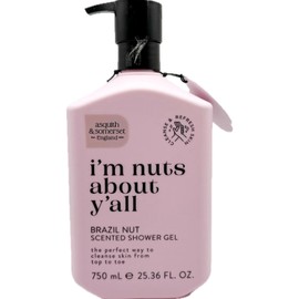 Asquith & Somerset Brazil Nut Scented Shower Gel, 25.36 fl oz, 750 ml