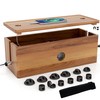 Acacia Wood Cord Organizer, Large Cable Management Solution, for Power