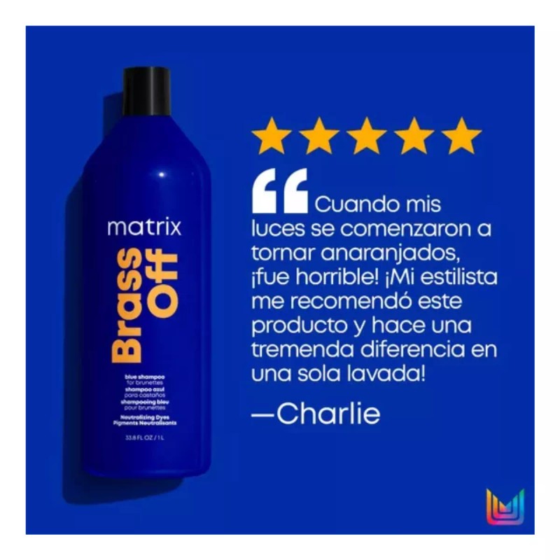 Matrix Total Results Shampoo Brass Off Neutralizador 1 Litro