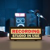 LED Recording Studio Sign Soundproof Room Light Box Recording Studio