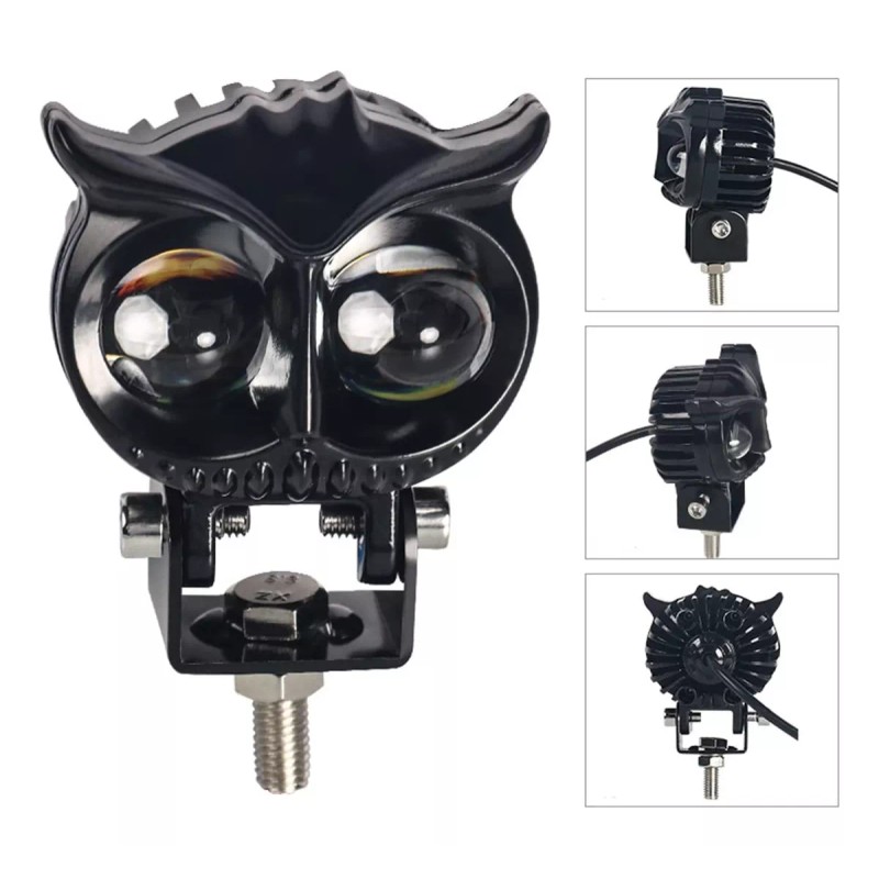 ZhuoSheng Par Faros Auxiliares Led 80w Alta/baja Doble Color Auto