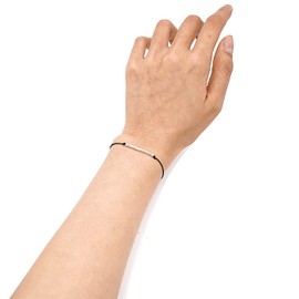 YeeHeen Morse Code Bracelet for Women Girls Inspirational Sterling Silver Beads Bracelet with Meaning Card Gifts I Can