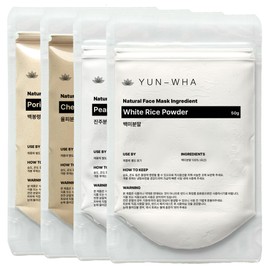 Yeonhwa Natural Pack, Grain Pack, 4 Piece Mixed Set, 4 Type Whitening Set / 연화 천연팩 곡물팩 4개혼합 세트 골라담기 미백세트 4종