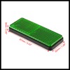 Hihaha 2 Pcs 87mm Green Universal Rectangular Reflective Warning Reflector