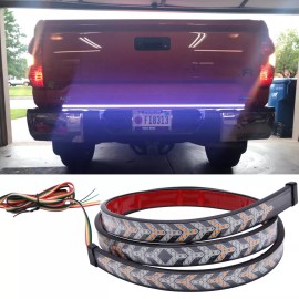KEEPDSGN For Toyota Tacoma Tundra 60" LED Tailgate Reserve Signal Brake Strip Light Bar
