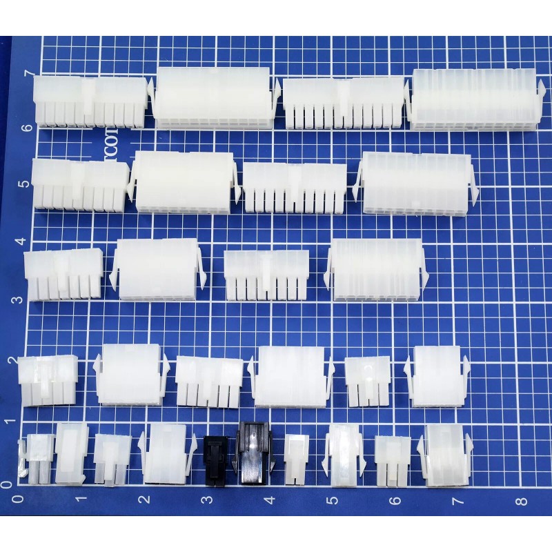 Molex 389pcs Molex 2-24 Circuits 13amp, Gauge 18-24 AWG Mini-Fit
