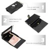 AirTag Wallet Men's Credit Card Holder, Leather Card Wallet RFID