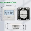 Wengart Thermostat Electric Underfloor Heating 16A, WG806 Digital Room Thermostat