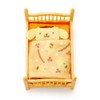 Sanrio 410551 Sanrio Miniature Bed, Pompompurin, Pudding, Miniature Collection, Character,