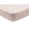 Jollein Jersey Fitted Sheet - Twig, Wild Rose - 70