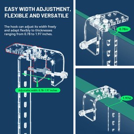 Qiveno Large Turtle Docks Adjustable Hanging Basking Platform with Slip-Resistant Surface, Sturdy Construction for Aquatic Turtles, Easy to Install and Maintain(13'' x 6.9'')